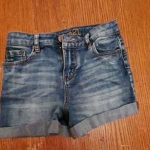 High waisted Jean shorts